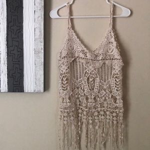 Crochet tank top